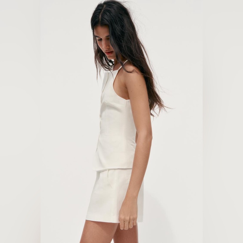 Zara Button Vest Top - Picture 3 of 7